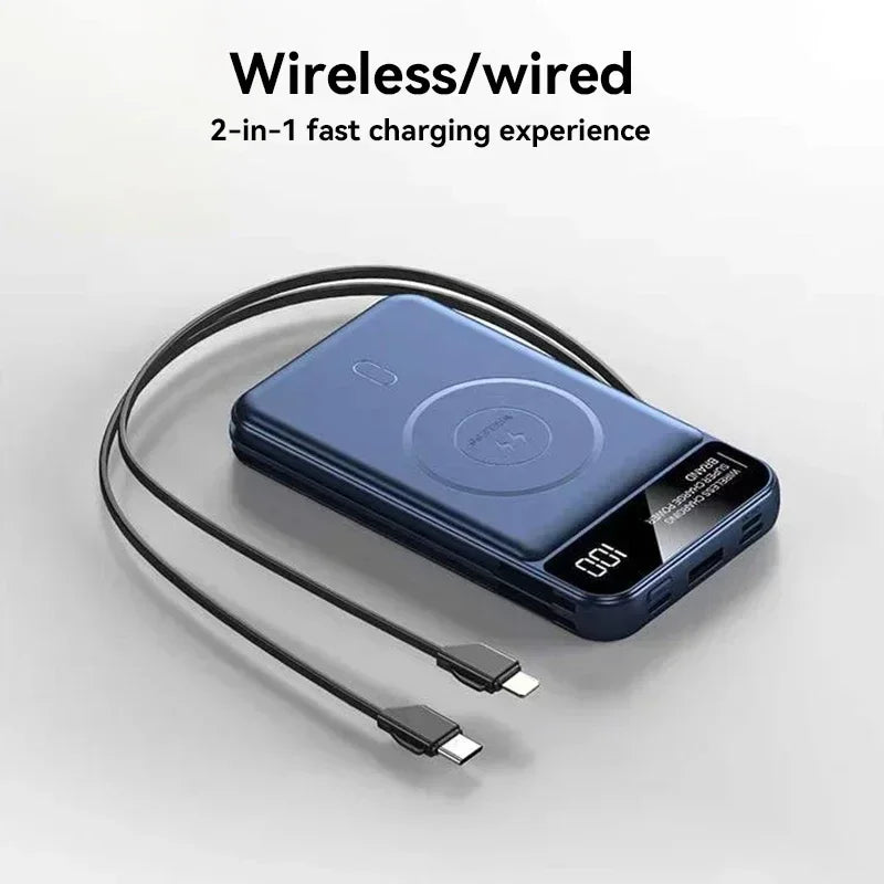 Magnetic Wireless Power Bank – Ultra High Capacity, Fast Charging On the Go