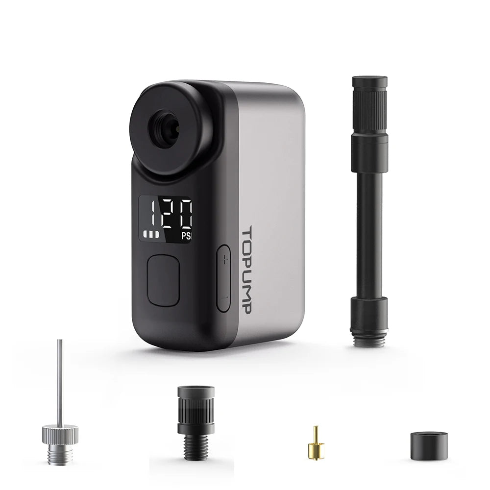 Mini Electric Air Bike Pump – Portable, Digital, 110 PSI Max